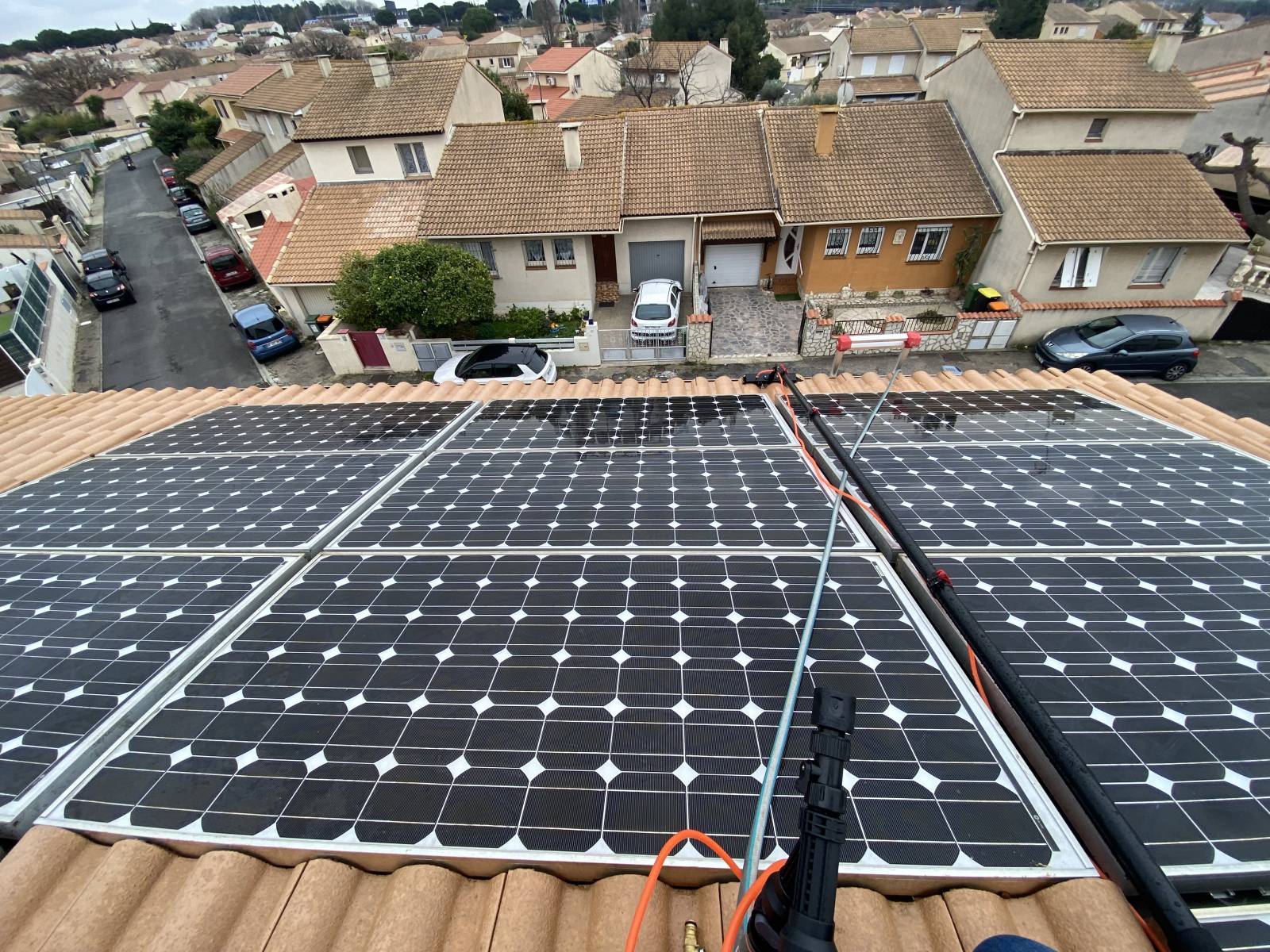 nettoyage panneaux photovoltaïques Béziers Montpellier