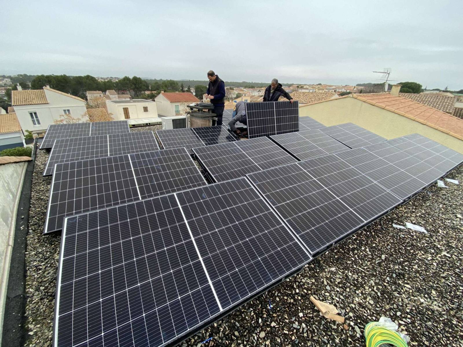 bac renusol installation panneaux solaire le cres photovoltaique bourgeois le cres heraults