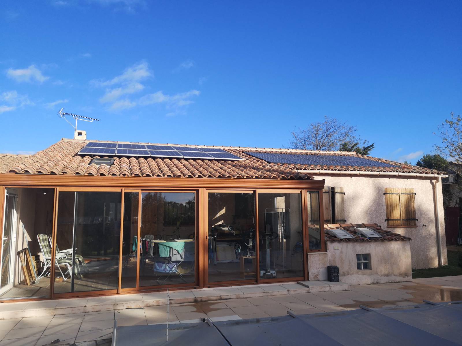 surimposition panneaux photovoltaiques agde herault