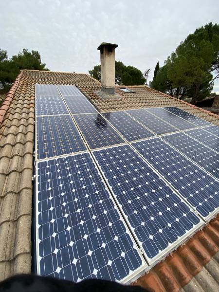 entretien nettoyage panneaux solaire photovotaiques hérault gard aude