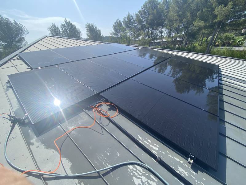 nettoyage nettoyer panneaux solaire montpellier jacou hérault