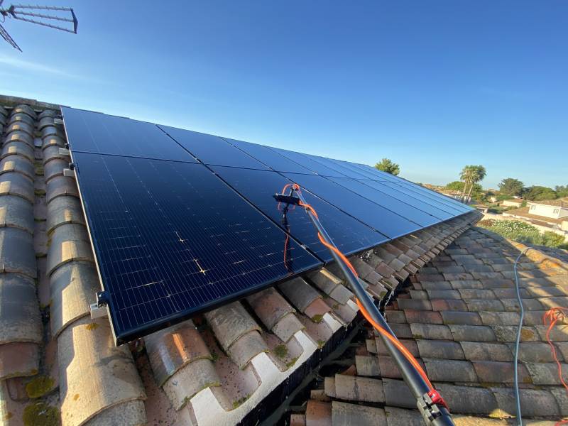 nettoyage lavage panneaux solaire photovoltaiques hérault béziers boujan sur libron